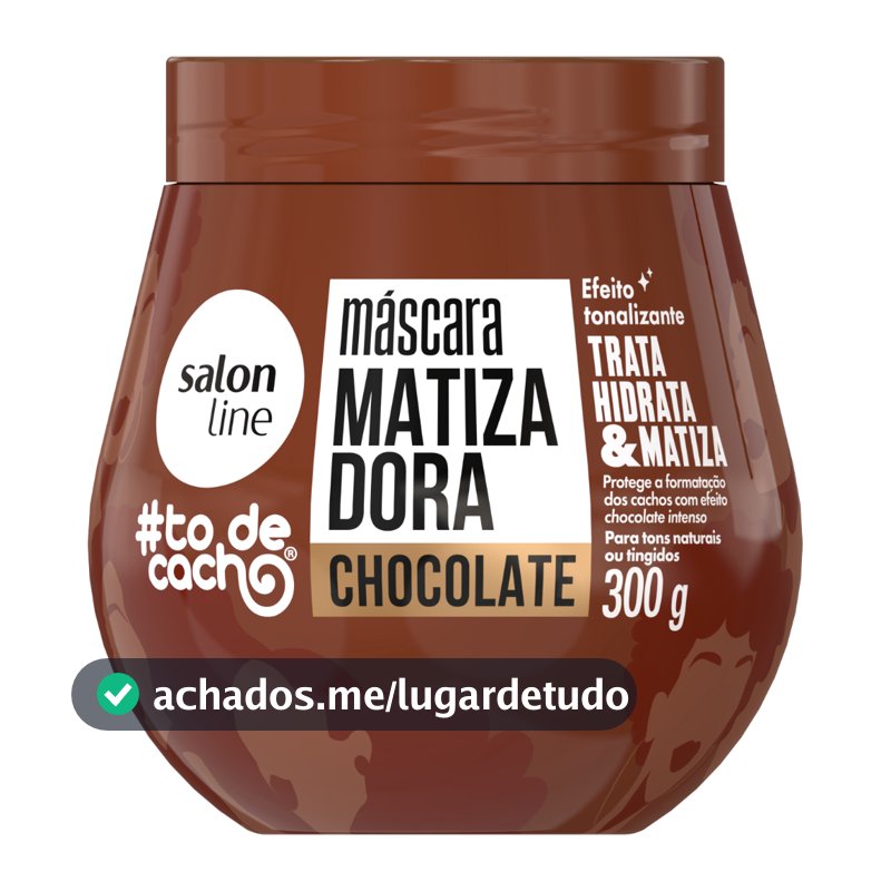 Máscara Matizadora #todecacho Chocolate 300g