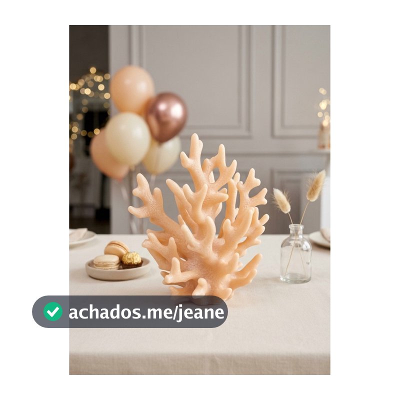 Coral Decorativo para Festas | Acessório para Mesa de Decoração | Tema Fundo do Mar | Aquario