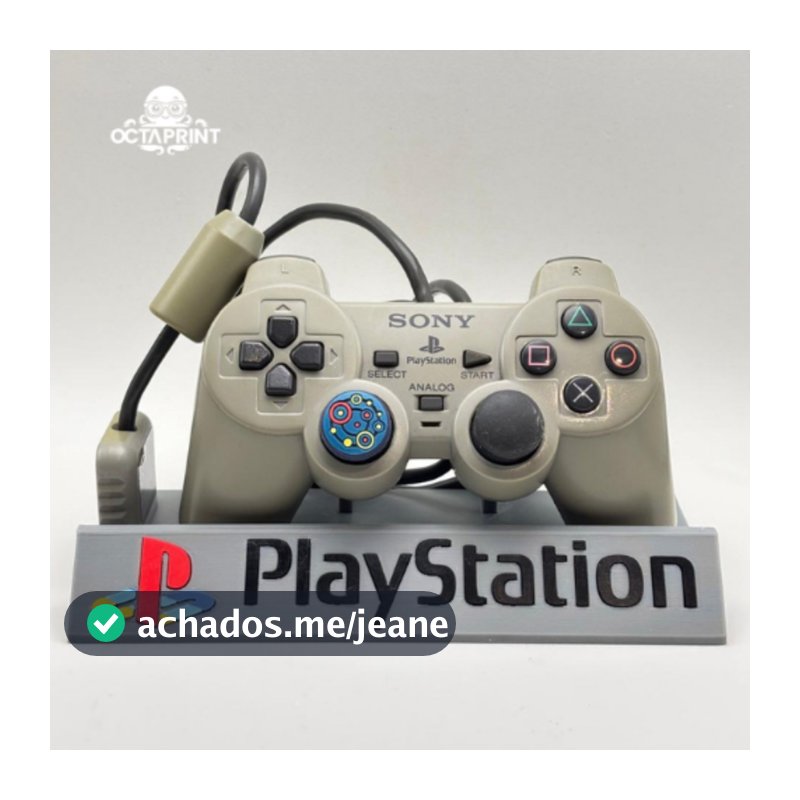 Suporte Controle Playstation PS1 PS2 Organizador Gamer 3D. Não acompanha controle !!!