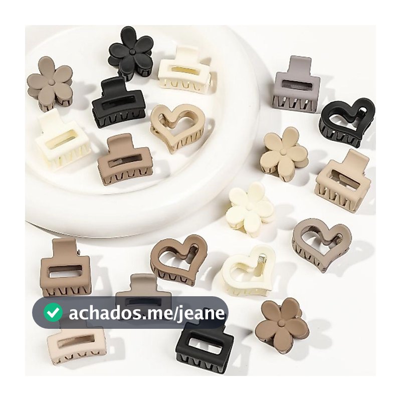 30/60 Unidades De Mini Grampos De Cabelo , Série Malard De Cor Aleatória , Pequenos Para Franjas , Tranças E Uso Diário