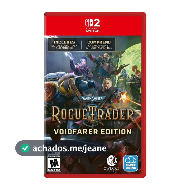 Warhammer 40000 Rogue Trader Voidfarer Edition Switch 2 Midia Fisica