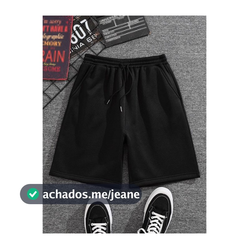 Bermuda Moletom Masculina Academia Short Esporte Fitness Casual