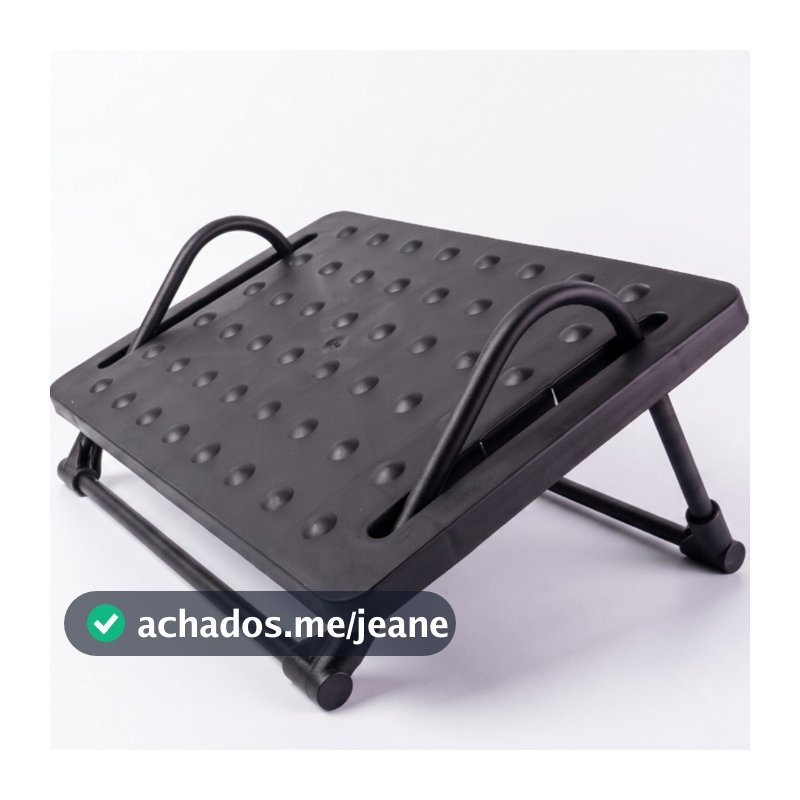 Apoio Ergonômico para os Pés Massageador e Antiderrapante 1.7.2 Preto Confortec