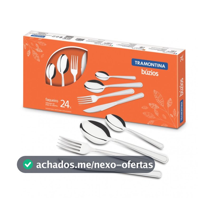 Faqueiro Buzios Inox 23799071 24 peças Tramontina
