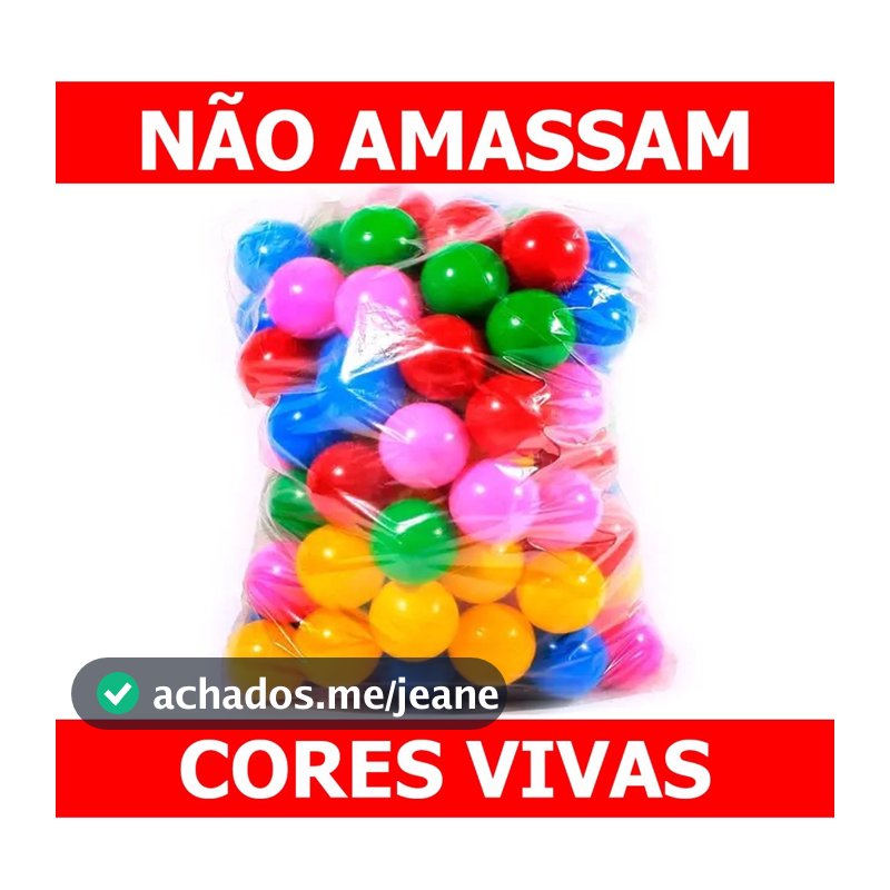 Bolinha Plástica para Piscina até 100 Unidades Bolinhas Super Coloridas Piscina Criança Infantil