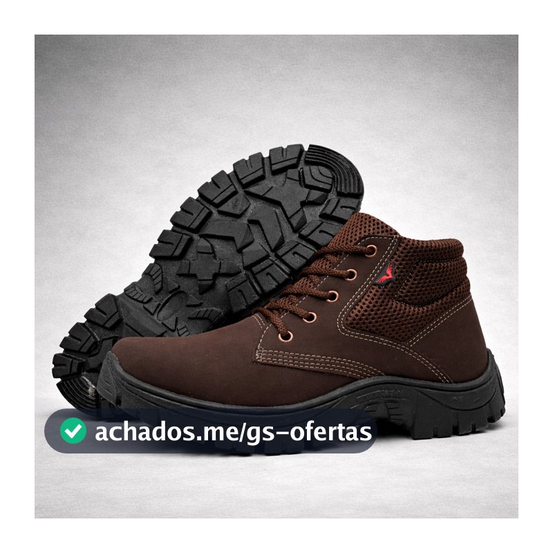 Bota Coturno Masculina Casual Trabalho Resistente Confortavel Macio Seguro Super Resistente Com Solado Antiderrapante