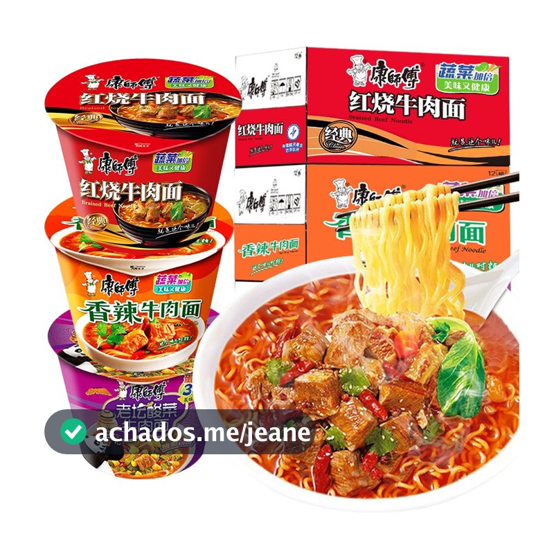 Macarrão Instantâneo Lamen Importado Miojo Pote ou Pacotinho