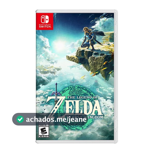 The Legend of Zelda Tears of the Kingdom Switch Midia Fisica