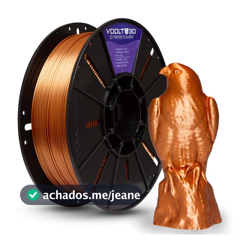 Filamento PLA Cobre V-Silk 1 KG