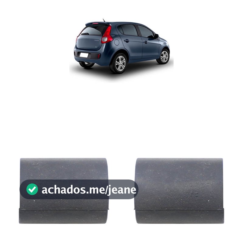 Par Batente Tampão Porta-Malas Palio Novo 2012 2013 2014 2015 2016 2017