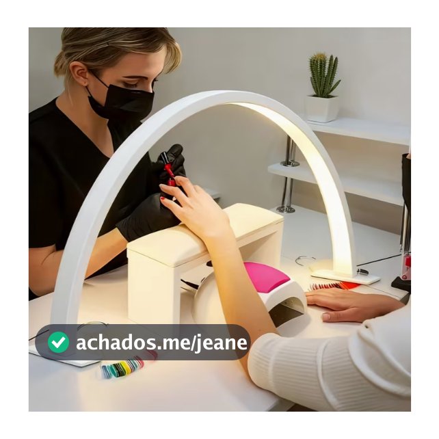 Luminária Arco Meia Lua Articulada Estética e Manicure