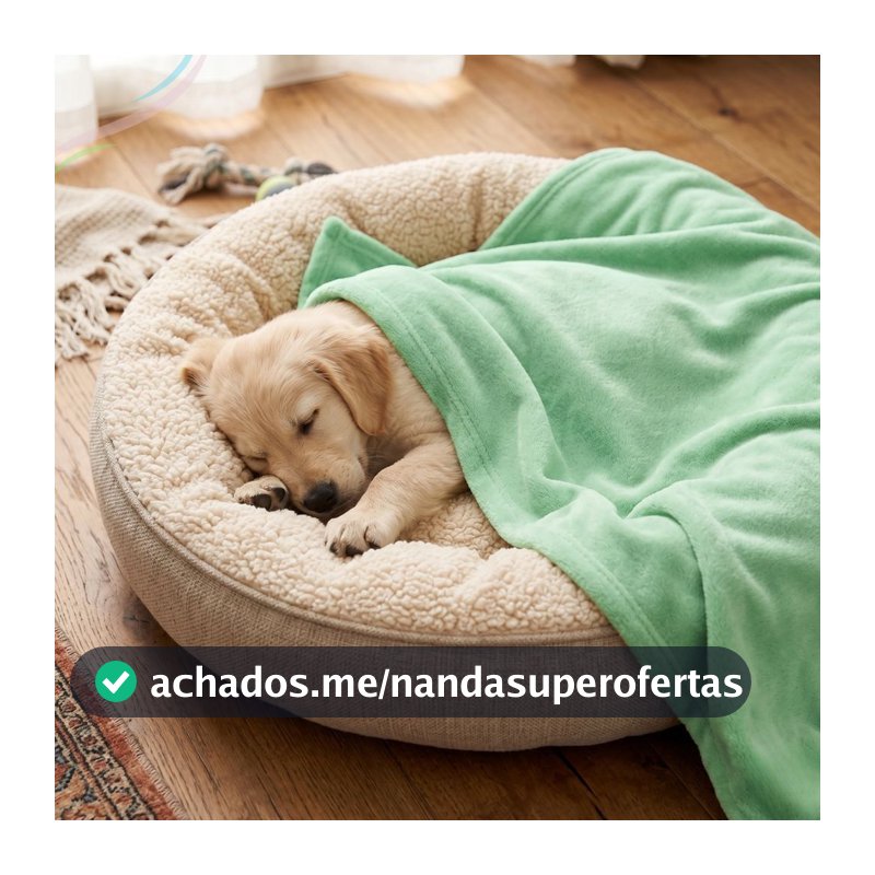 Manta Peludinha Para Pet Cobertor Mantinha Macia Confortável  Microfibra Cães e Gatos