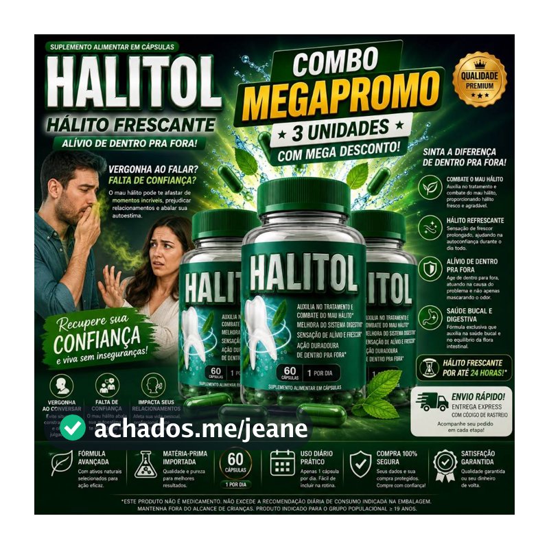 HALITOL - ALIVIO DO MAU HALITO