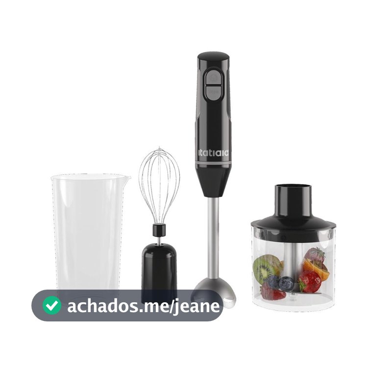 Mixer 3 em 1 Preto Brilhante MXITA2MIDA 220V Itatiaia 200W
