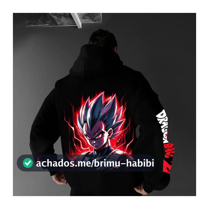 Blusa Moletom vegeta dragon ball dbz anime japones Feminino Masculino Flanelado Unissex