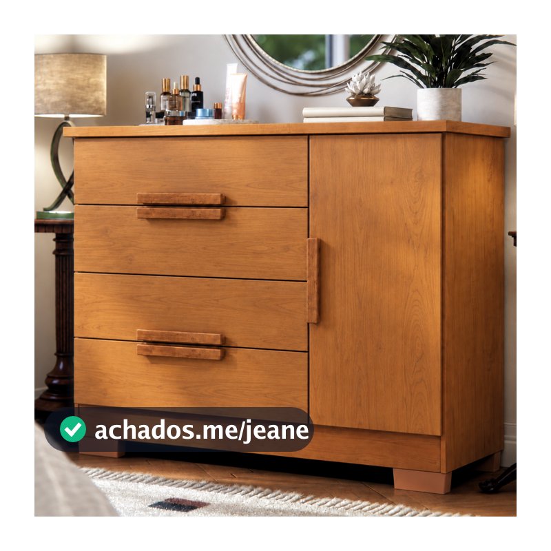 Cômoda 4 Gavetas 1 Porta Com Sapateira Multiuso Grande De Adulto Para Quarto Organizador De Roupas