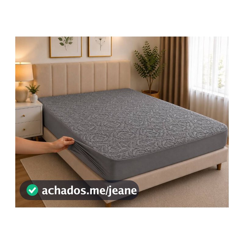 Capa Para Colchão Impermeavel Matelado Com Elastico - MaYu Pires