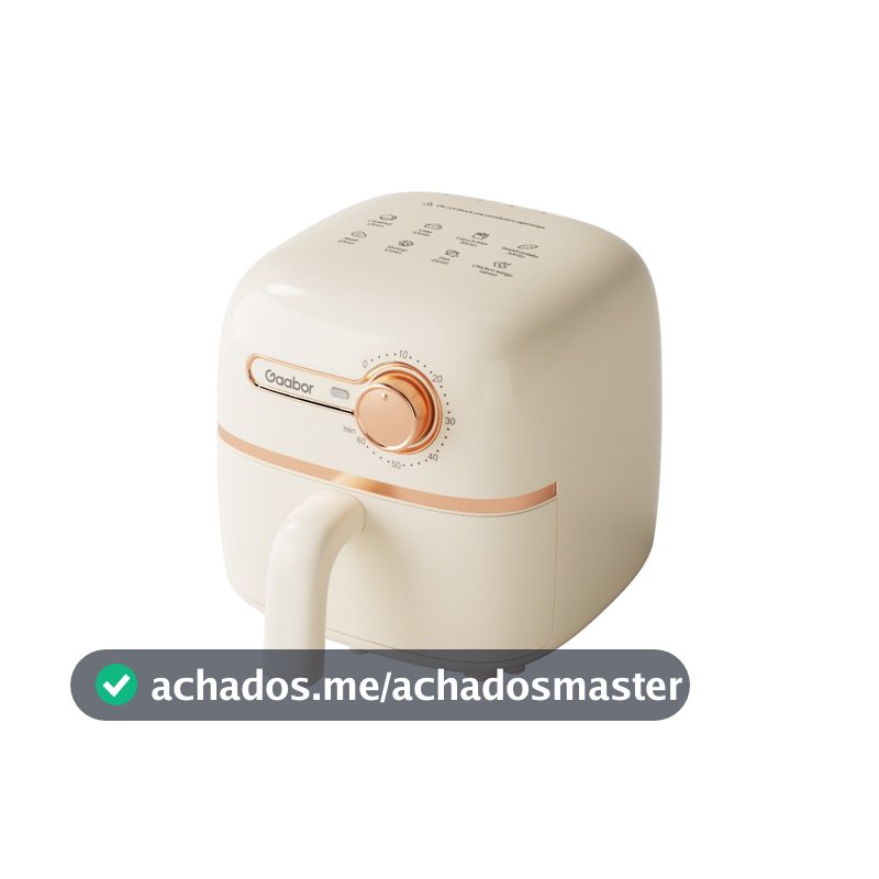 Mini Fritadeira Elétrica Air Fryer Gaabor Pocket 1,4L 900W