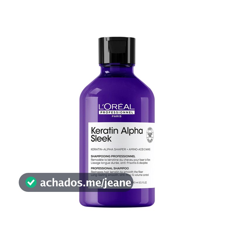 L'Oréal Professionnel Keratin Alpha Sleek Serie Expert - Shampoo 300ml
