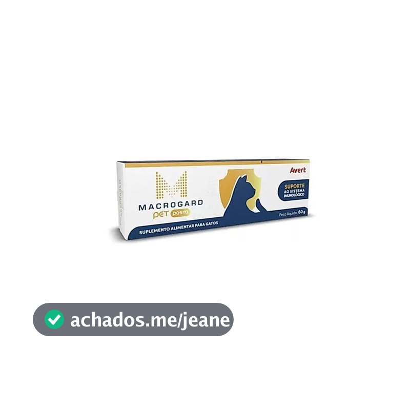 Suplemento Imunidade Gatos Macrogard Pasta 60g