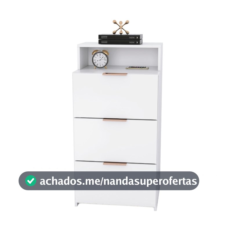 Mesa De Cabeceira Aparador Escritório Multiuso Com Prateleira