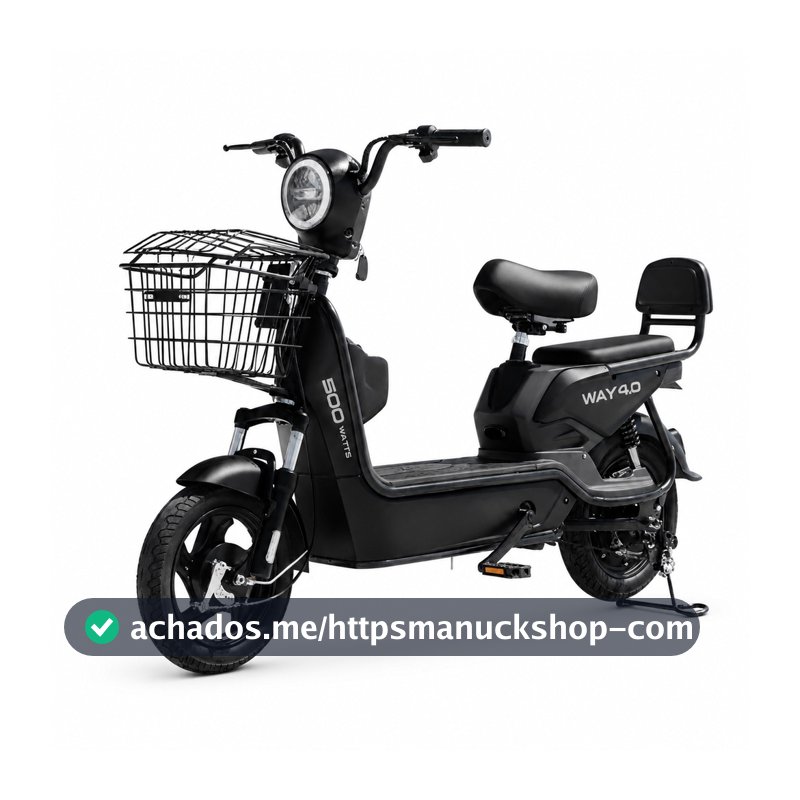 Bicicleta Elétrica Scooter Mova Way 4.0 500w 48v Lítio