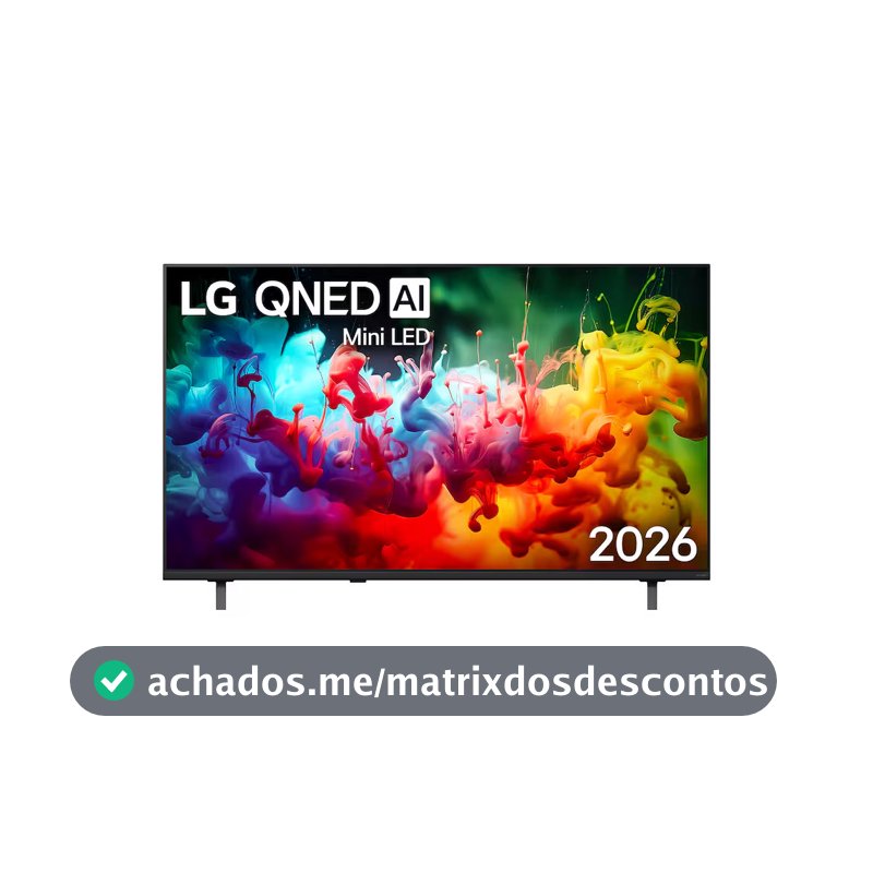 Smart TV 55 Polegadas QNED Mini LED AI 4K QNED70 WebOS 2026 LG
