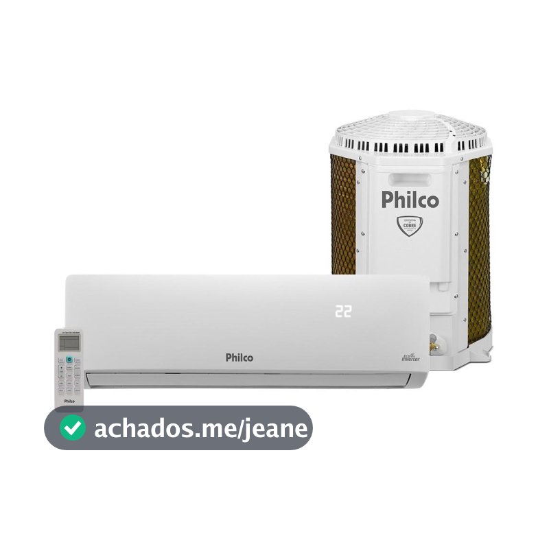 Ar Condicionado Split Philco Hi Wall Inverter 9.000 Btu/h Frio Monofásico Branco PAC9FT 220V