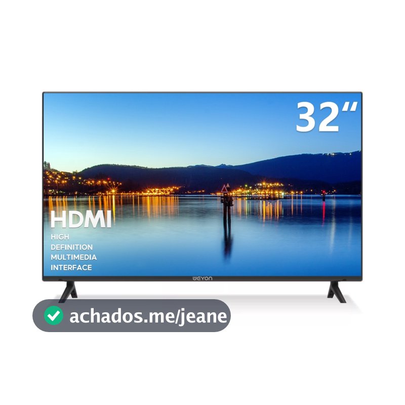 TV 32 Polegadas Weyon Digital HD LED HDMI USB VGA