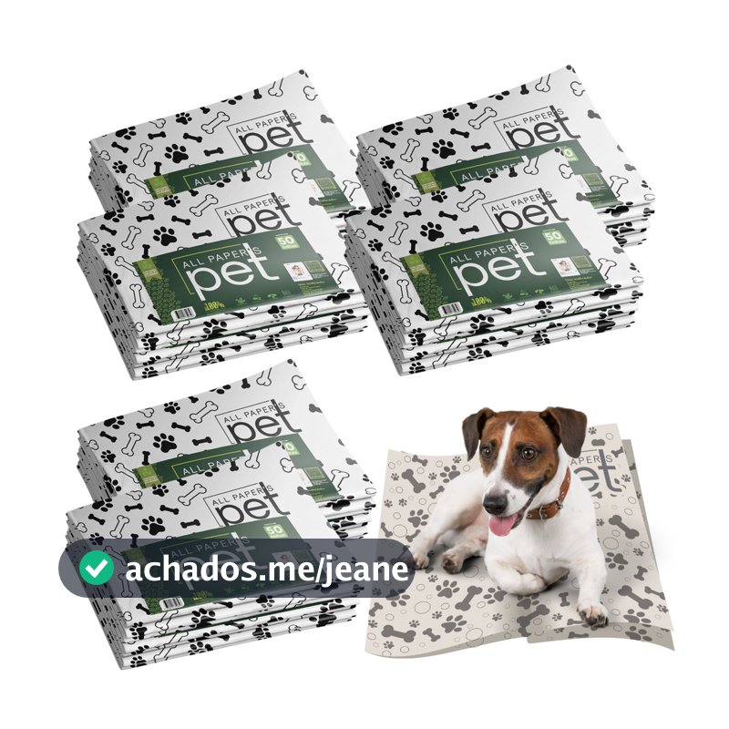 Jornal Pet Higiênico Biodegradável Atóxico Não Mancha