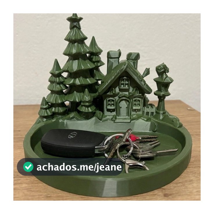 Não acompanha luzes - foto ilustrativa🎄 Bandeja Organizadora Vila de Natal 🏠❄️