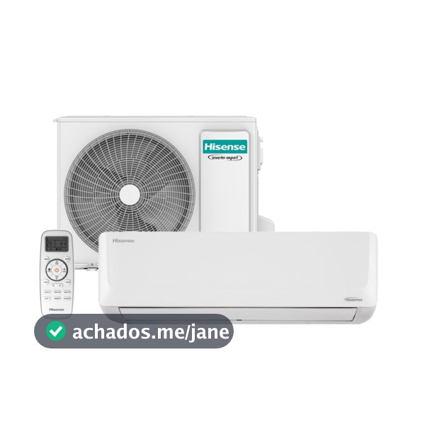 Ar Condicionado Split Inverter Hisense R-32 Hi-wall 12.000  Btus Quente e Frio Wi-fi 220v