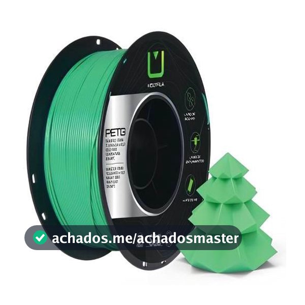 Filamento PETG Multifila 1.75mm 1KG para impressora 3D PCI-PET verde 038
