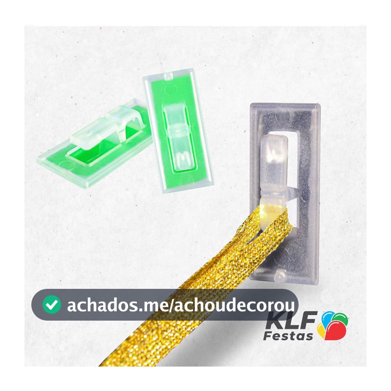Kit 20 unidades acessório Fixa Balão gancho alça decoração