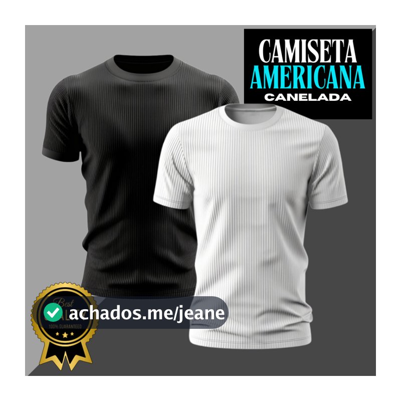 Camiseta Masculina Canelada estilo Americana RAPPER  Blusa  Camisa Slim Americana Justa Ao Corpo