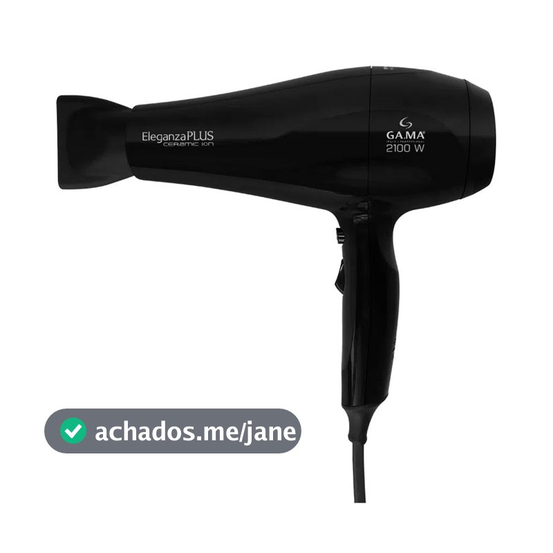 Secador Gama Eleganza Plus Ceramic Íon 2100W 127V