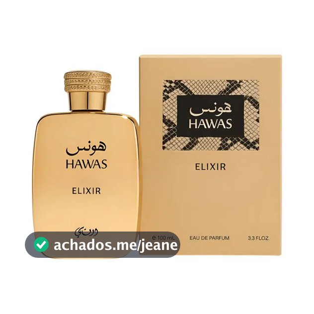 Perfume Rasasi Hawas Elixir EDP -100ml Importado