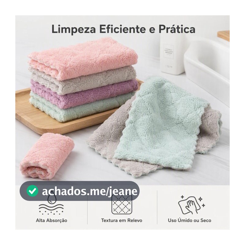 10/20/30 Peças Pano De Limpeza Alta Qualidade Pano Super Absorvente Microfibra Para Toalha De Limpeza Limpar De Cozinha