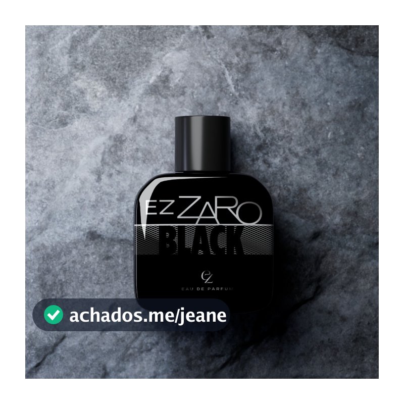 EZ Zaro Black - Eau de Parfum 100ml LANÇAMENTO EXCLUSIVO