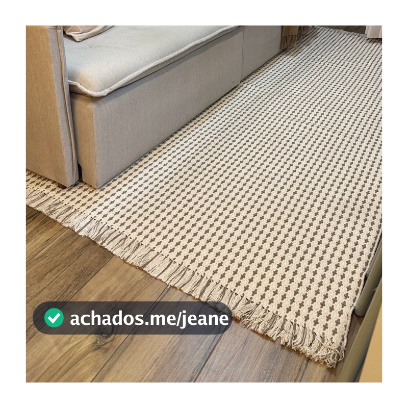 Tapete Boho Andaraí Off White/Capuccino 140x200cm FastLar