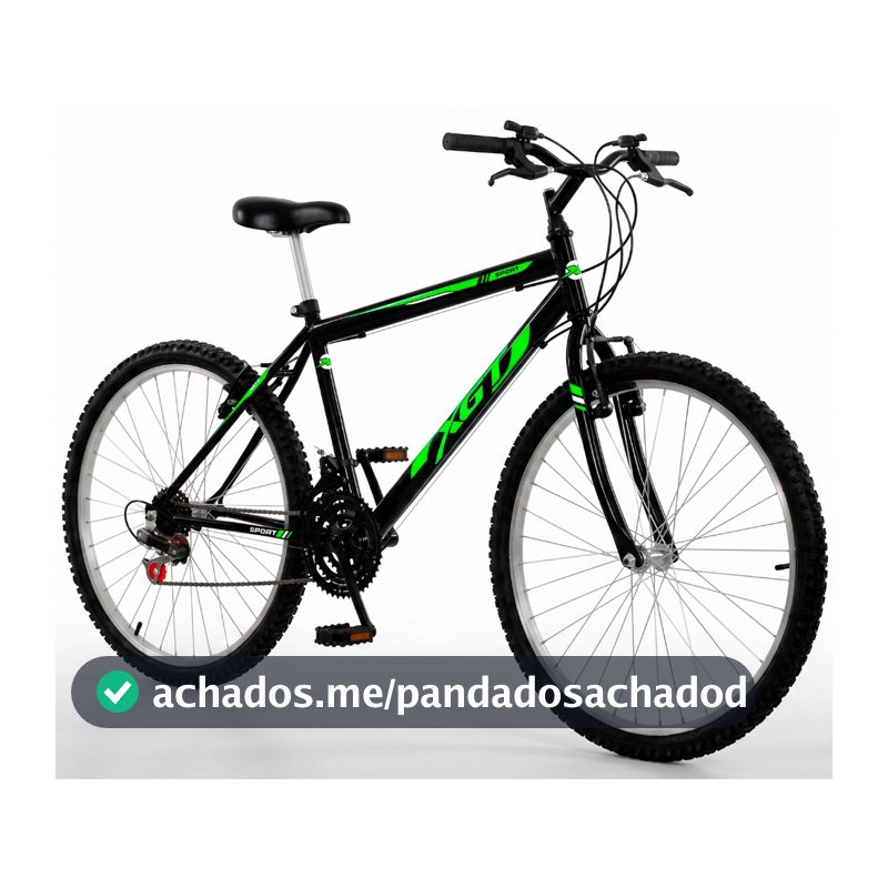 Bicicleta Aro 26 XGT Sport Infantil Adulto 18 Marchas Freio V-Brake