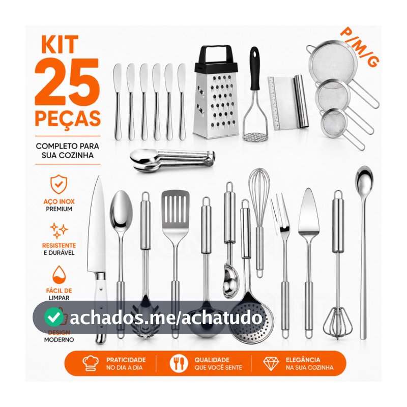 Utencilios de Cozinha Utensílios para Cozinha em Geral Kit Cozinha Utencilios de Cozinha Enxoval de Casa Nova