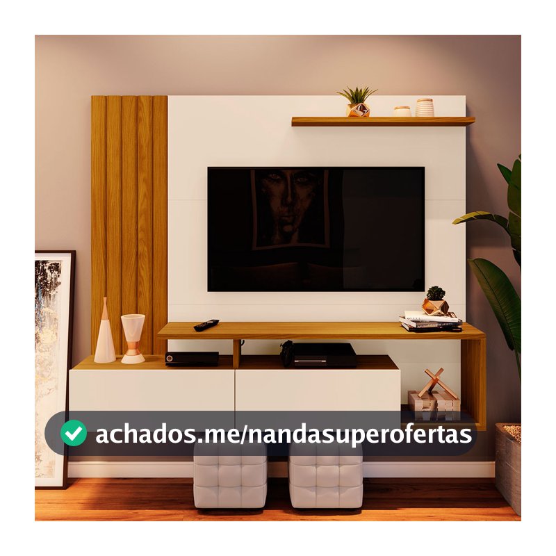 Painel para TV ate 65 Polegadas Kiara Casa 812