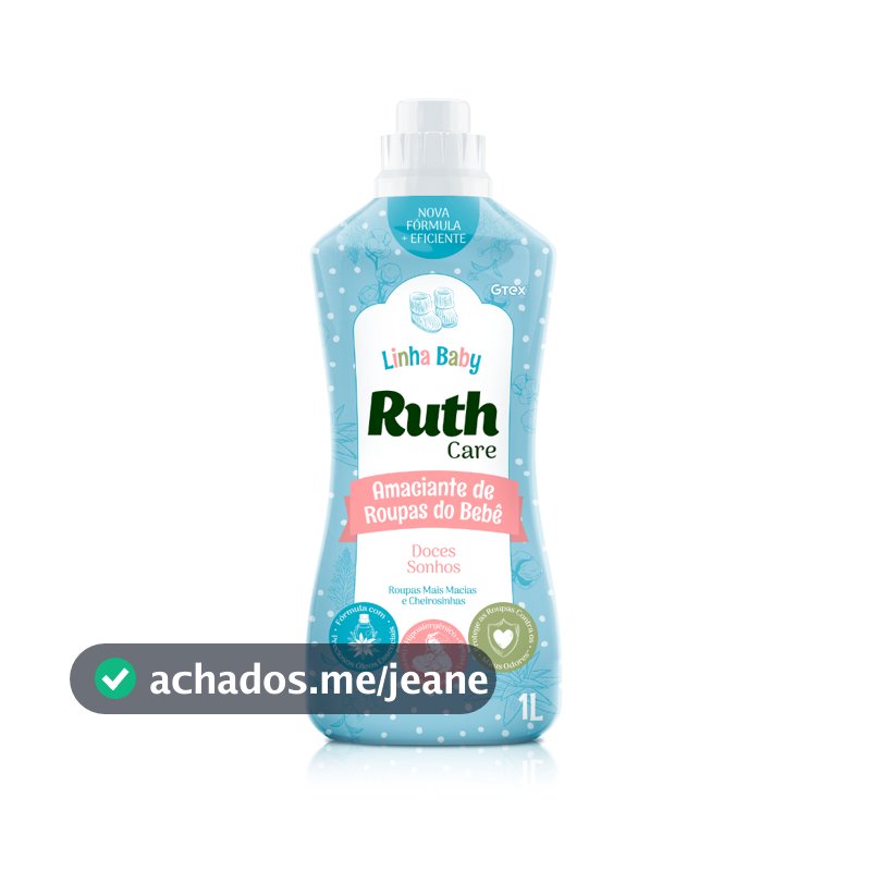 Amaciante Diluído Baby Care Doces Sonhos Ruth 1L