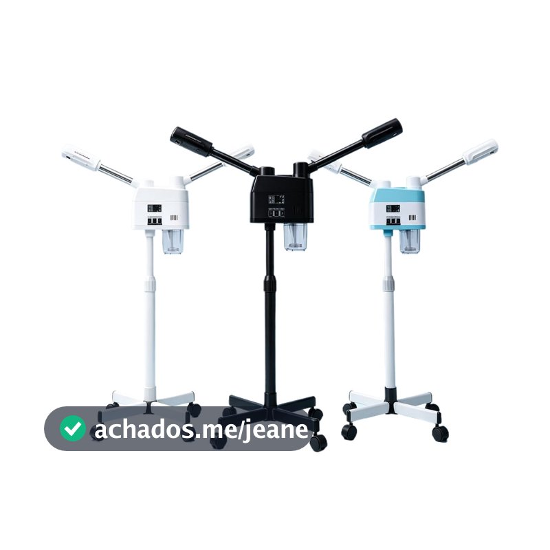 Vaporizador Quente Frio Ozônio Com Pedestal Para Salão Barbearia Cabelereiro