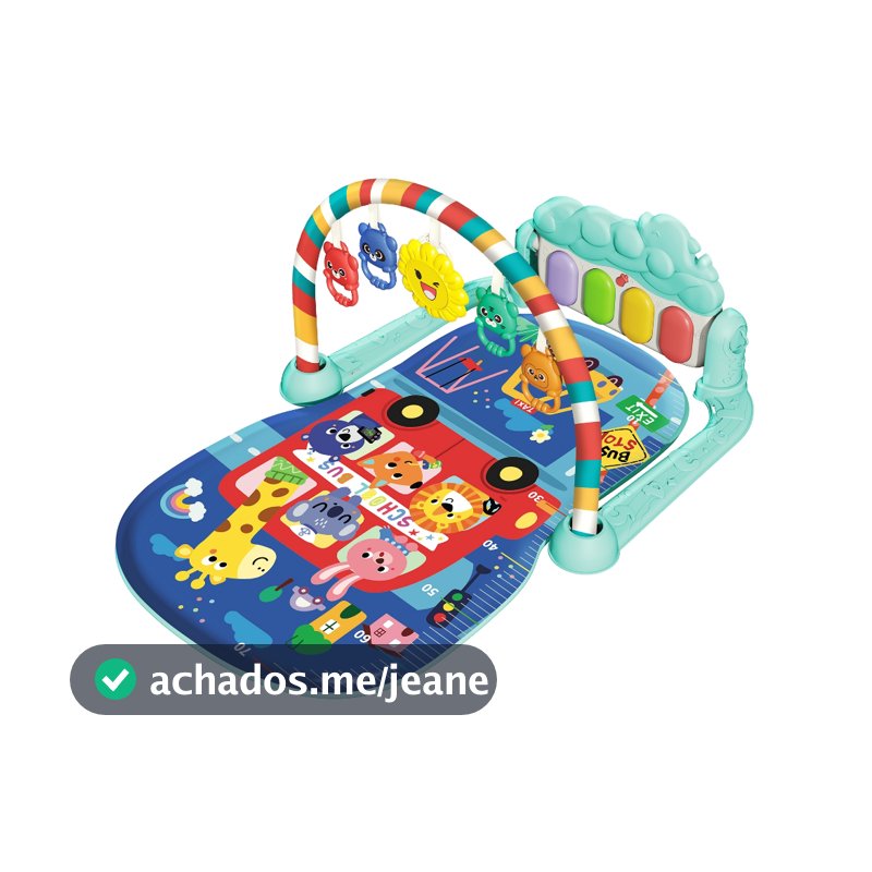 Crianças brincam esteira bebê música Pedal rastejando esteira com som