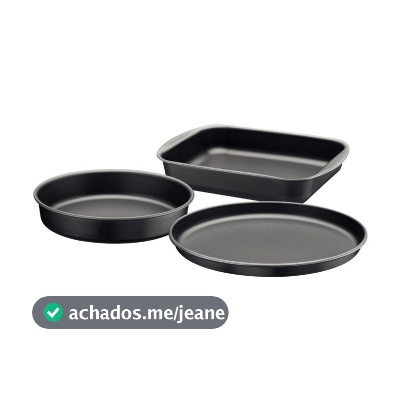 Conjunto Assadeiras Tramontina Antiaderente 3 Peças Brasil
