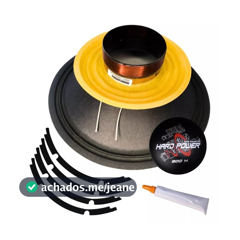 KIT REPARO ALTO FALANTE HARD POWER HP 900 H 12 POLEGADAS ORIGINAL