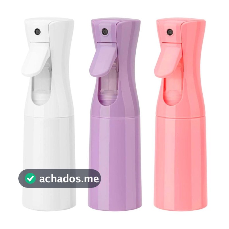 Borrifador Jato Contínuo Profissional Névoa Fina 200ml Para Cabelos Salão de Beleza Macaron Spray Original