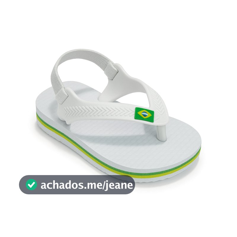 Chinelo Infantil com Elástico Antiderrapante Confortável Bebê Unissex